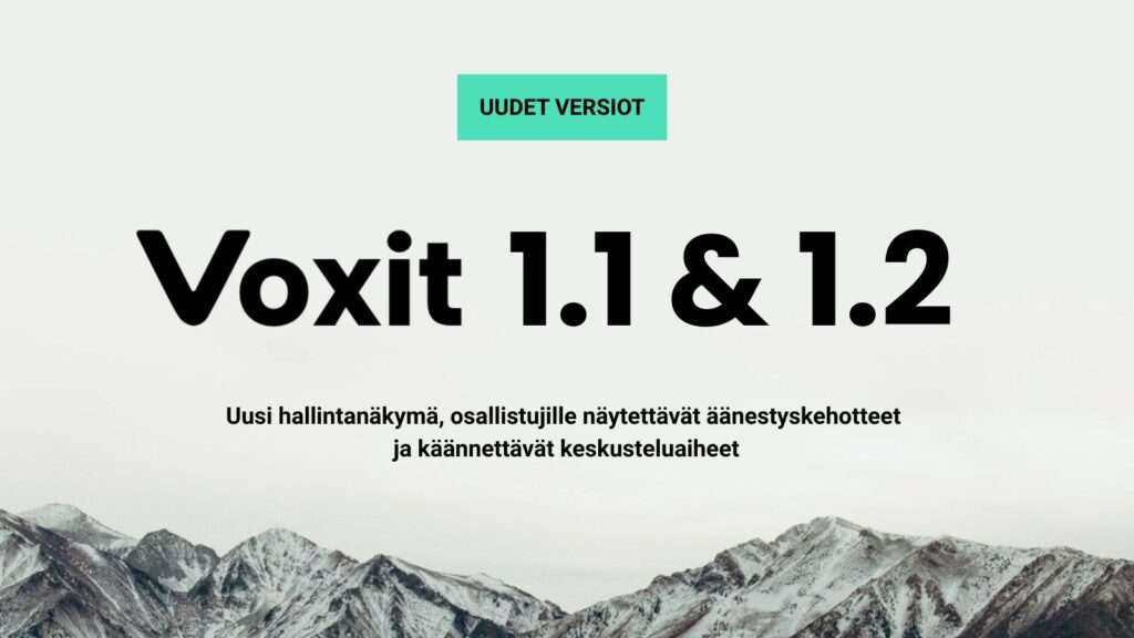 Voxit 1.1 & 1.2